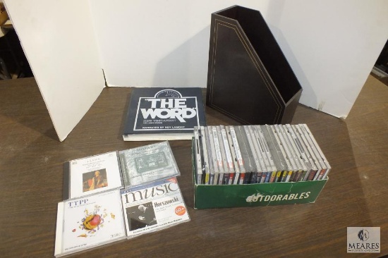 Lot CD's Music - Most Sealed and The Word New Testament on Cassette Tapes