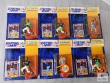 Lot 6 New Starting Lineup Baseball Player Figurine & Collector Card Sets