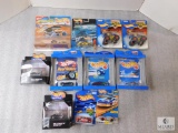 Lot of 11 New Hot Wheels Collector Cars and Monster Trucks