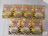 Lot 7 New Racing Champions Nascar 1/64 Scale Collector Cars & Card Sets Gold Series