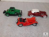 Lot 3 Vintage Plastic and Metal Model Cars