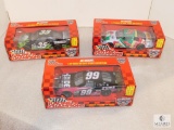 Lot 3 New 1:24 Scale Racing Champions Diecast Nascar Cars