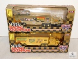 Lot 2 Racing Champions 1:64 Diecast Nascar Car, Truck & Trailer