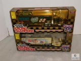 Lot 2 Racing Champions 1:64 Diecast Nascar Car, Truck & Trailer