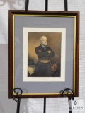 General Robert E. Lee John Elder Print Matted and Framed 15.5