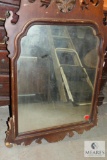 Lot 2 Antique Ornate Wood Framed Mirror 26