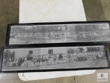 Pair of Black n White Photo Prints Laughridge Reunion Dysartsville, NC 1934 & 1935