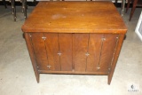 Vintage Broyhill Wood Cabinet Side Table