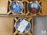 Lot 3 Star Trek Collector Plates New in boxes