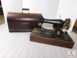 Old Singer Electric Sewing Machine in Original Box Carrying Case