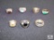 Lot of 7 Vintage rings (Most are sterling)