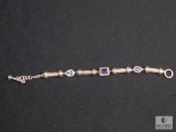 Designer Lori Bonn sterling bracelet