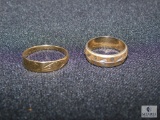 14k yellow gold rings