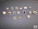 Lot of Vintage rings (Some stones missing)