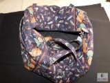 Vera Bradley Luggage soft bag with Fishing lure pattern