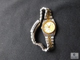 Seiko Ladies Wrist Watch silver and gold tone