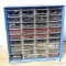 Parts Bin Organizer 36 Drawer with Contents LOTS Hardware & Fasteners