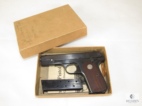 Colt 1908 .380 Hammerless Pocket Pistol US Property - Air Force General