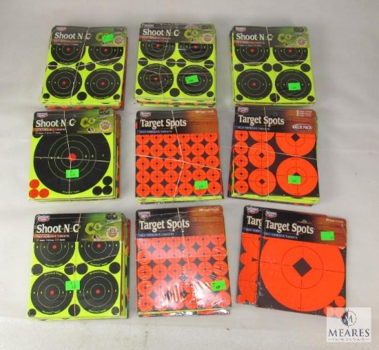 Huge Lot New Birchwood Casey Shoot N C Shooting Target Self Adhesive Stickers