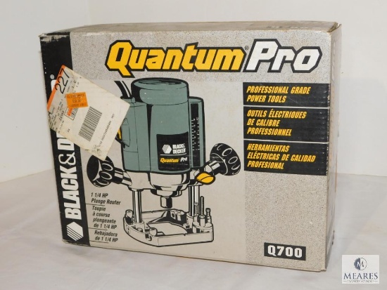 New Black & Decker Quantum Pro Q700 1-1/4 hp Router | Heavy Construction  Equipment Light Equipment & Support | Online Auctions | Proxibid