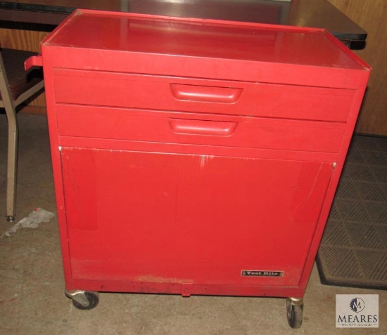 Test-Rite Tool Chest 2 Drawer & Cabinet on Casters 26" x 13" x 30"