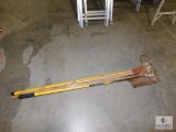 Lot Yard Tools Shovels, Gravel Rake, and Cultivator Rake