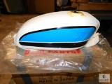 Original Honda Gas Fuel Tank in Ceramic White & Aquarius Blue New Vintage