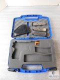 Sig Sauer Plastic Pistol Case with 3 Single Stack Magazines