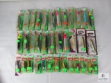 Lot 36 New Heddon fresh & saltwater Fishing Lures Tackle Bait