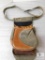 Beretta Cartridge Bag Shoulder Bag or Belt Green Cotton & Leather