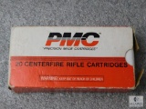 20 Rounds PMC .223 REM Ammunition 55 Grain PSP Bullets