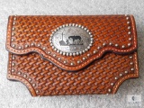 Nocona Leather Cell Phone or Similar Case with Nite Ize Clip