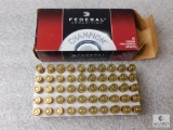 50 Rounds Federal 9mm Luger Ammunition 115 Grain Bullets FMJ