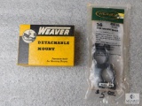 Lot 2 New Weaver Scope Mounts