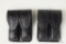 2 new leather double mag pouches fits Beretta 92,96 Ruger P95 and similar staggered mags