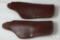 2 leather Hunter brand thumb break holsters fits Colt 1911 commander and similar semi auto pistols