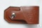 Leather Boker brand knife case for folder