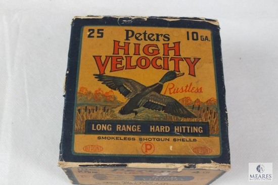 Full Box Vintage Peters 10 gauge shotgun shells