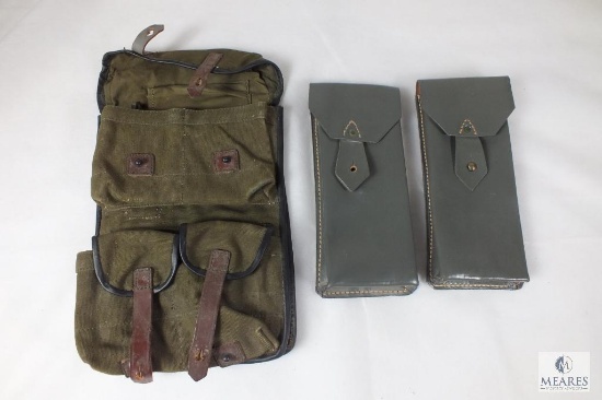 Assortment of military ammo pouches
