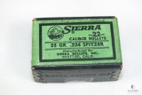 Approximately 80 count sierra 22 caliber bullets 55 grain spitzer