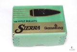 100 Count Sierra 22 Caliber bullets 55 grain hollow point boat tail