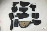 Assorted holsters and cases