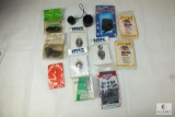 Redding powder trickler, gun cleaning silicone rags, security badges and misc