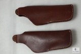 2 leather hunter brand thumb break holsters fits Colt 1911 commander and similar semi auto pistols