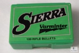 100 COunt Sierra 7mm .284 Diameter bullets 100 grain hollow point