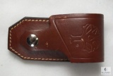 Boker leather knife case for folder