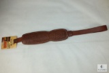 New Hunter leather padded rifle sling with deer motif adjustable length