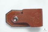 Boker leather knife case for folder