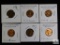 Mixed Lot of 6 Lincoln Cents