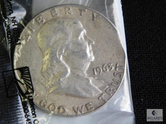 1963-D Franklin Silver Half Dollar Very Fine